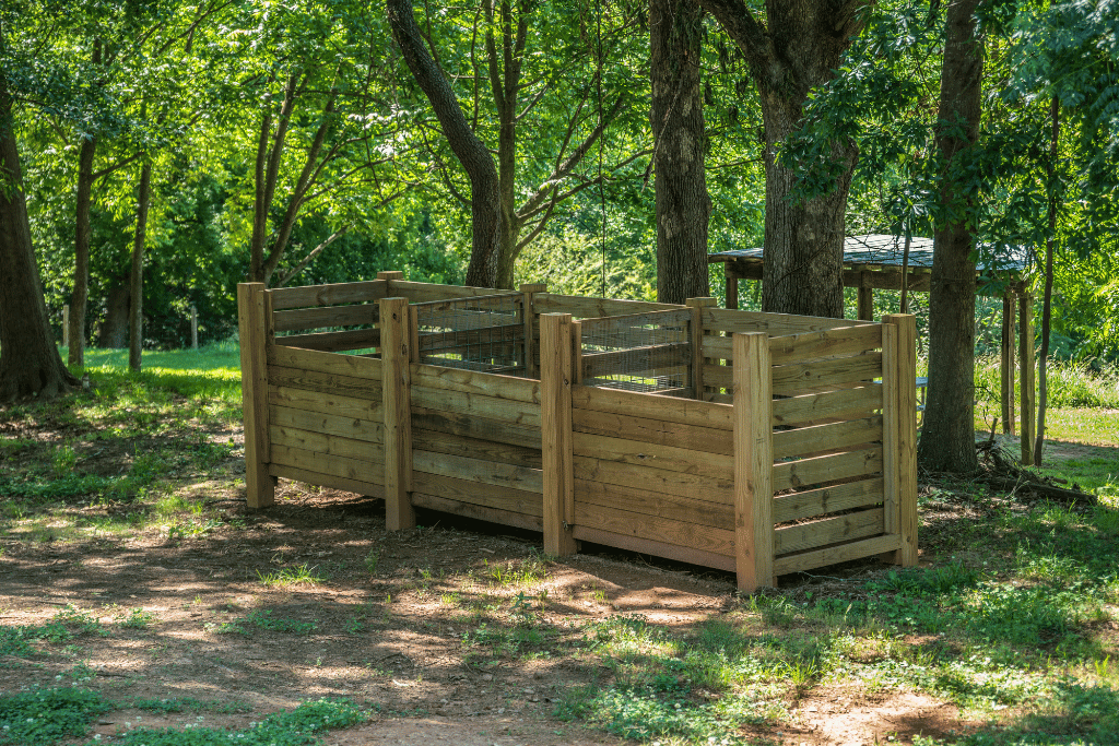 Three-Bin Compost System