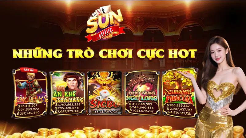 Khám phá kho trò chơi đa dạng tại Sunwin
